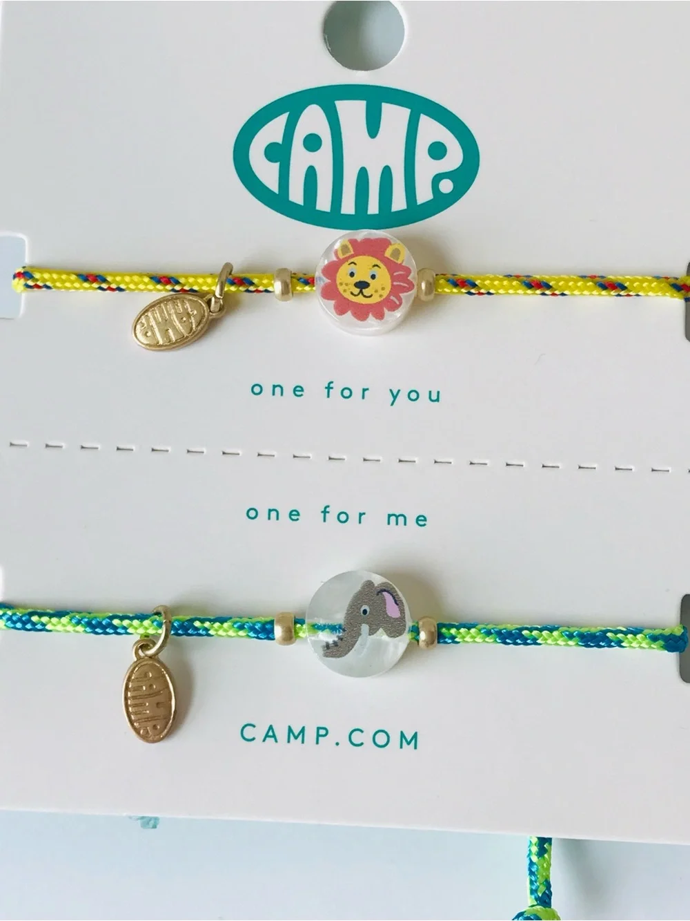 CAMP Charm Bead Braided Friendship Bracelet Set NWT